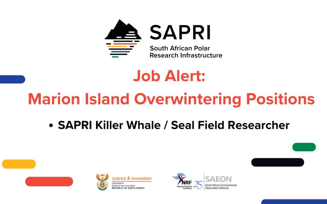 Job Alert: Marion Island Overwintering Positions – Round 2